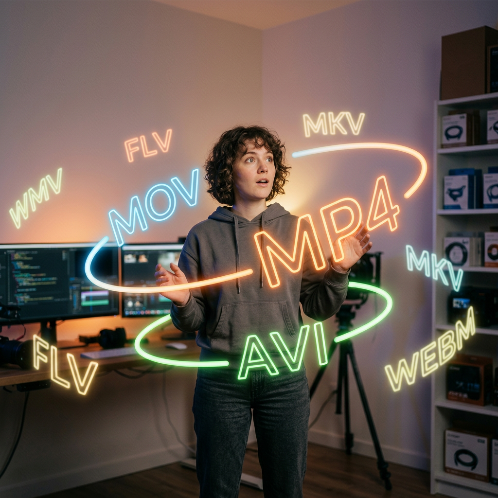 Fast and easy video conversion. Easily convert MP4, MOV, and more video formats in one click.