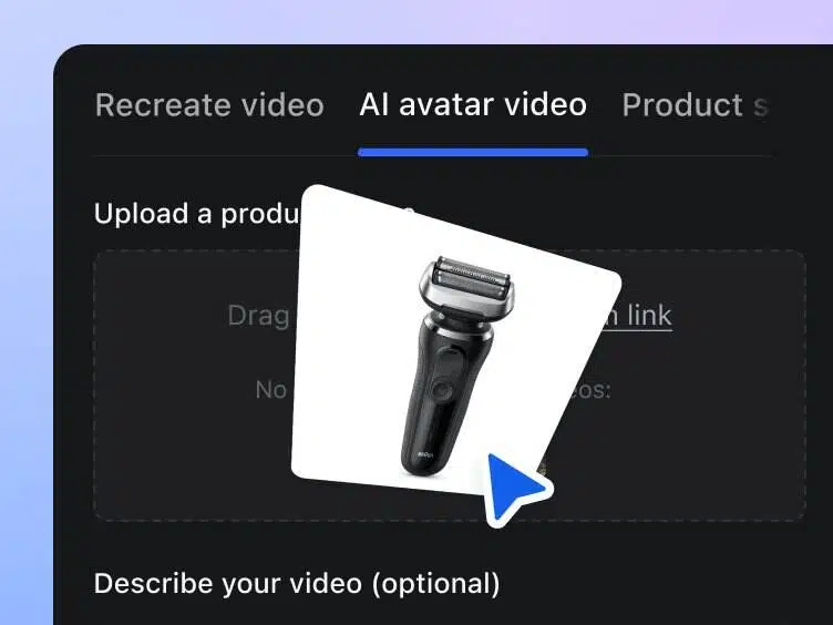 Importez une image produit