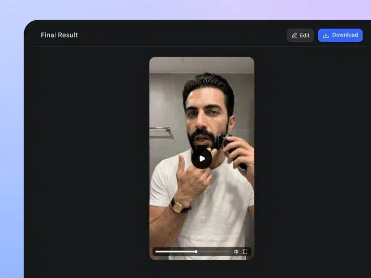 Obtenez des vidéos shoppables prêtes à l'emploi
