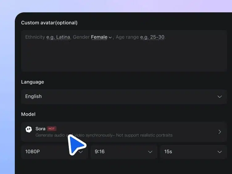 Changez de langue, d'avatar et de scène